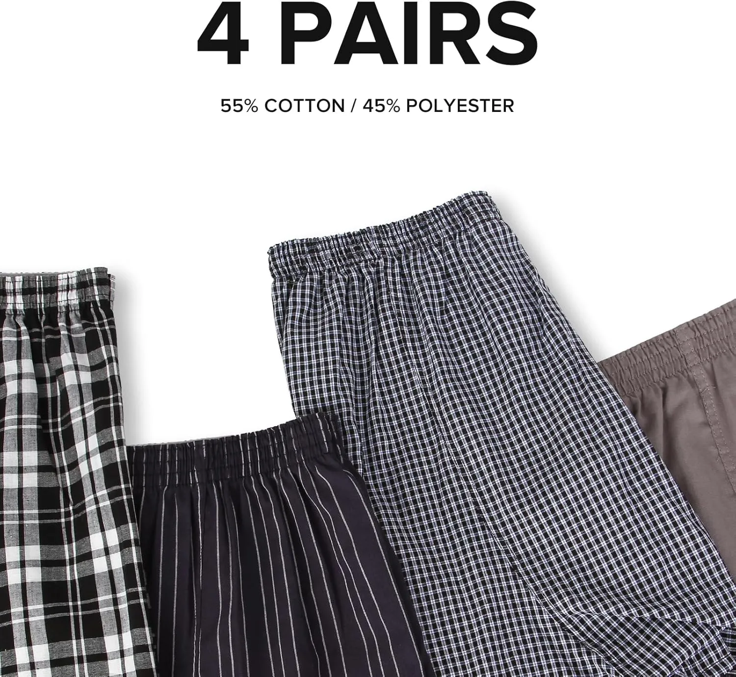 5Mayi Mens Underwear Boxers Cotton Underwear Mens Boxers for Men Pack S M L XL XXL