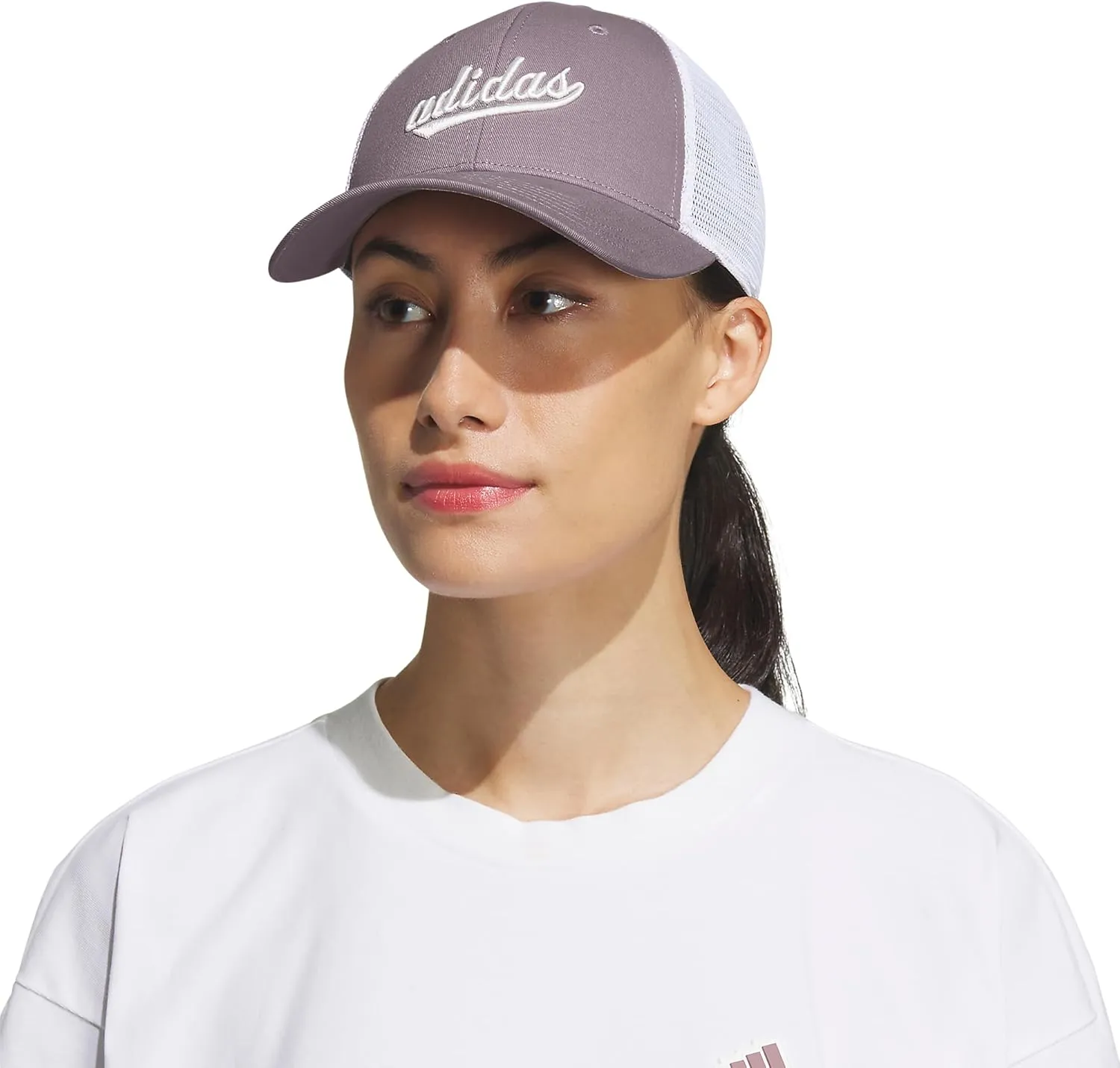 adidas Women's Mesh Back Snapback Cap Adjustable Fit Trucker Hat
