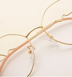 Blue Light Blocking Computer Readers Round Reading Glasses Fashion Anti UV Flat Light Mirror Eyewear for Women/Men