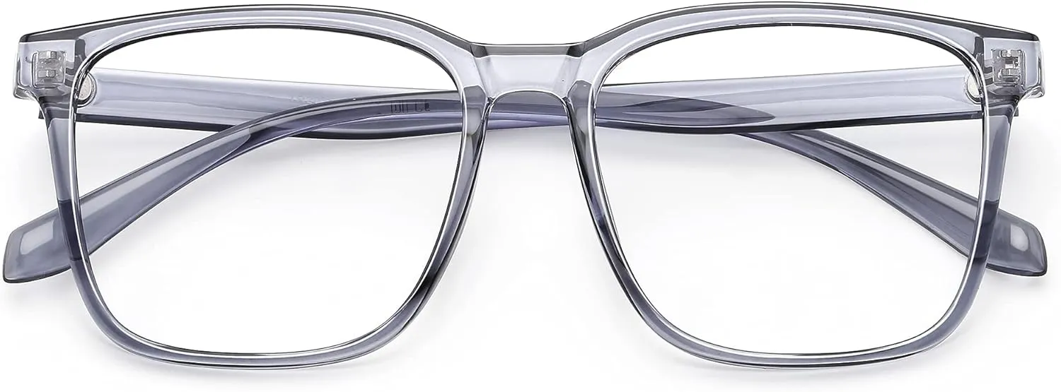 Blue Light Blocking Glasses Oversized Square Computer Glasses Anti Blue Light for Women Men
