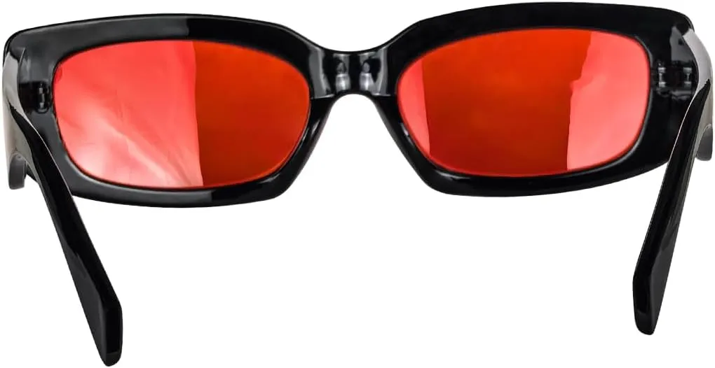 Blue Light Blocking Glasses Women Red Lenses Better Sleep at Night Anti Green Light Eyeglasses