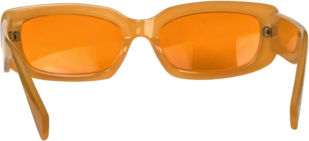 Blue Light Blocking Glasses Women Red Lenses Better Sleep at Night Anti Green Light Eyeglasses