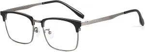Blue Light Blocking Sturdy Reading Glasses Clear Vision Computer Readers Eyewear Flat Light Mirror for Women/Men