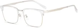 Blue Light Blocking Sturdy Reading Glasses Clear Vision Computer Readers Eyewear Flat Light Mirror for Women/Men