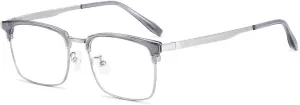Blue Light Blocking Sturdy Reading Glasses Clear Vision Computer Readers Eyewear Flat Light Mirror for Women/Men