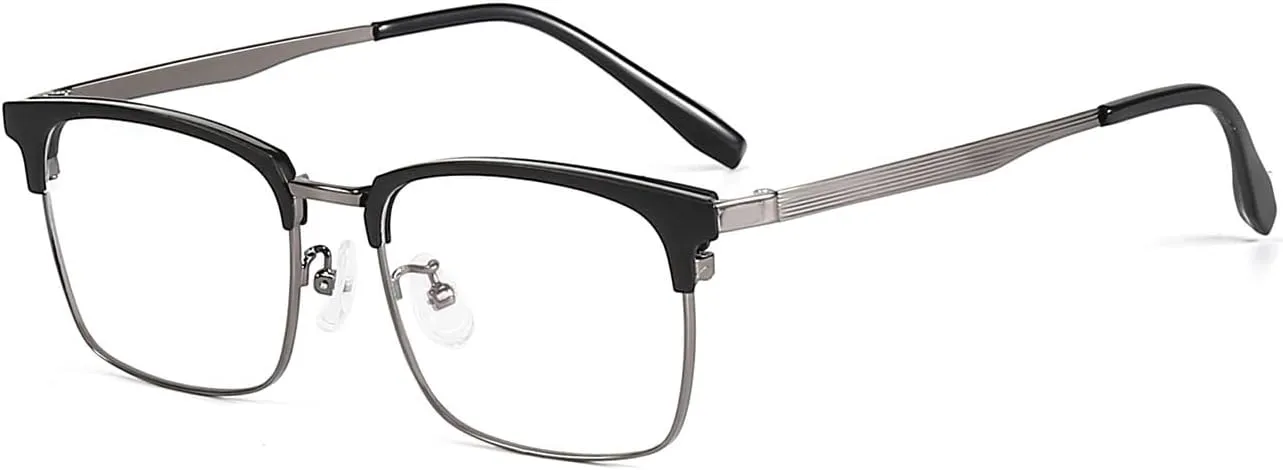 Blue Light Blocking Sturdy Reading Glasses Clear Vision Computer Readers Eyewear Flat Light Mirror for Women/Men