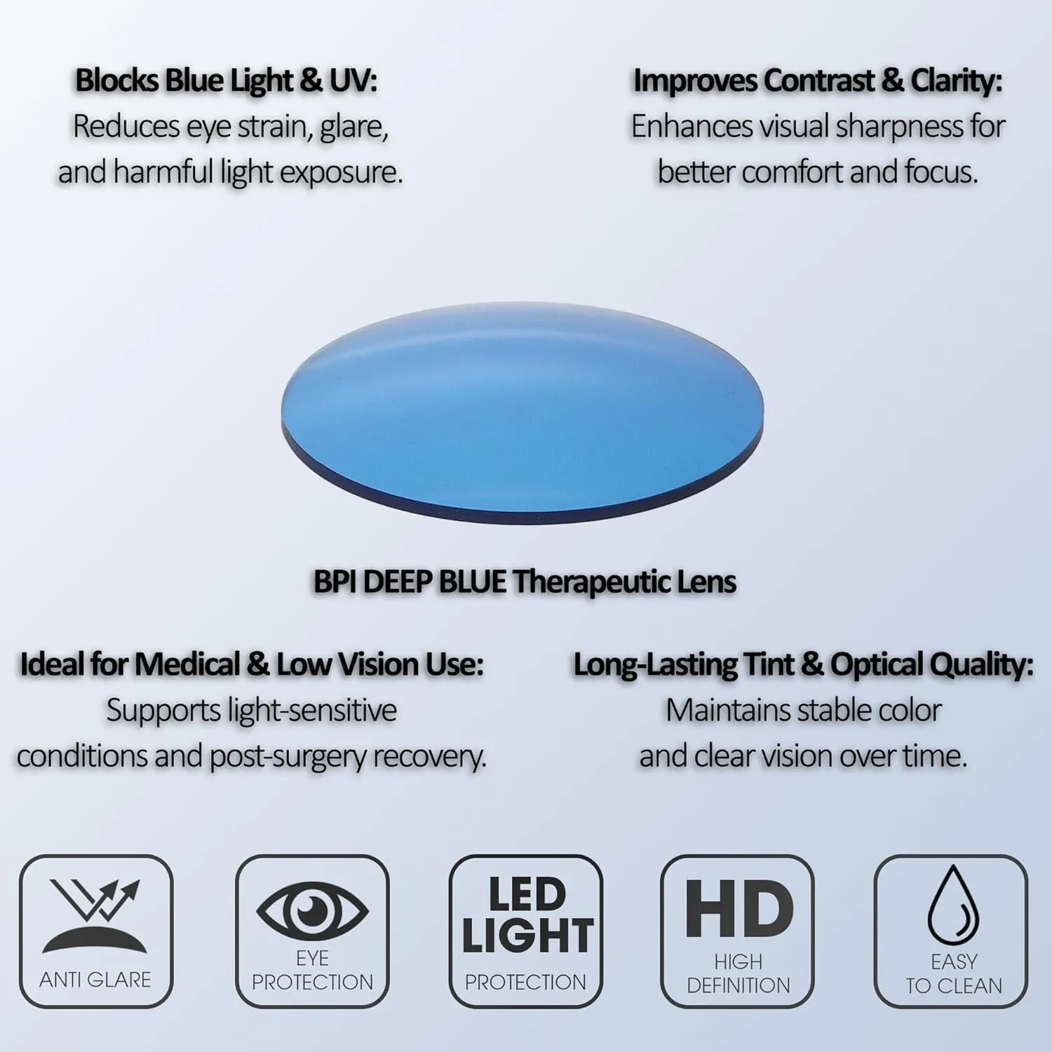 Calabria Sophia Reading Glasses FL-41 Light Sensitivity Glasses – Eye Protection Blue Light Sensitivity Protective Eyewear