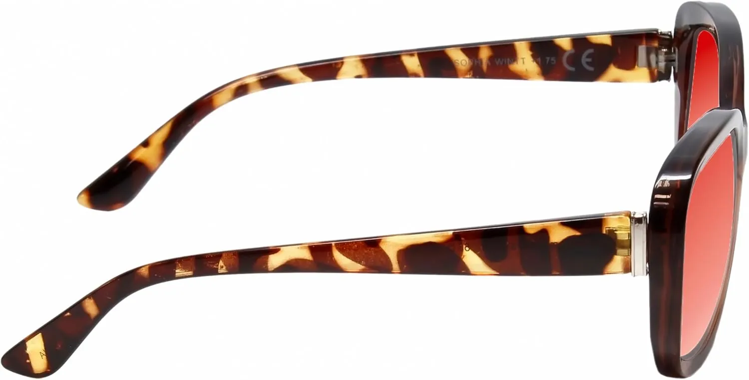 Calabria Sophia Reading Glasses FL-41 Light Sensitivity Glasses – Eye Protection Blue Light Sensitivity Protective Eyewear