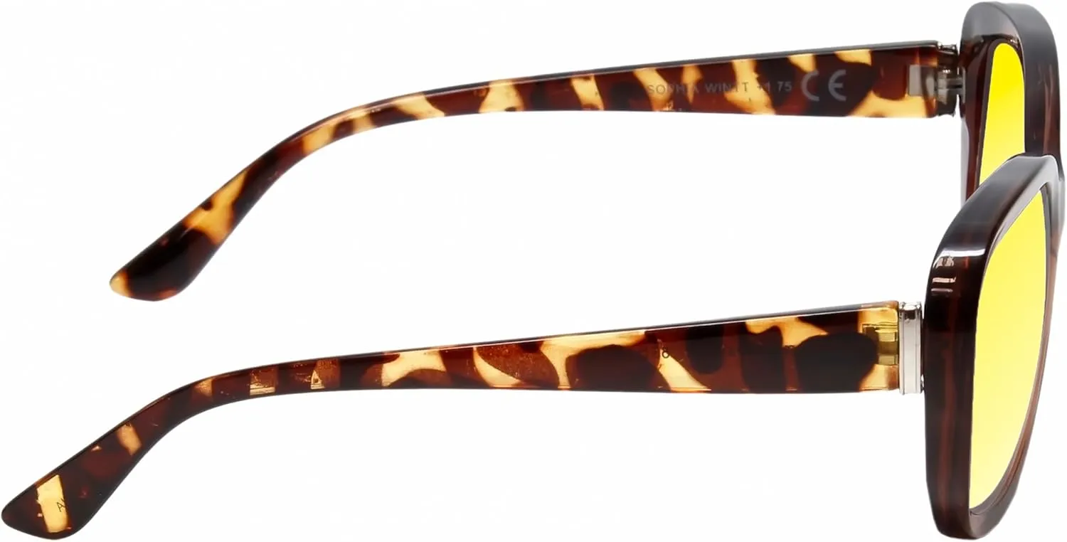 Calabria Sophia Reading Glasses FL-41 Light Sensitivity Glasses – Eye Protection Blue Light Sensitivity Protective Eyewear