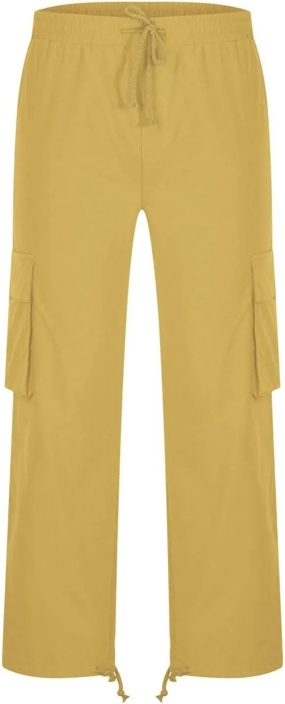 Cargo Pants for Men Casual Baggy Work Hiking Pants Relax Fit Outdoor Big and Tall Workout Joggers with Multi Pockets