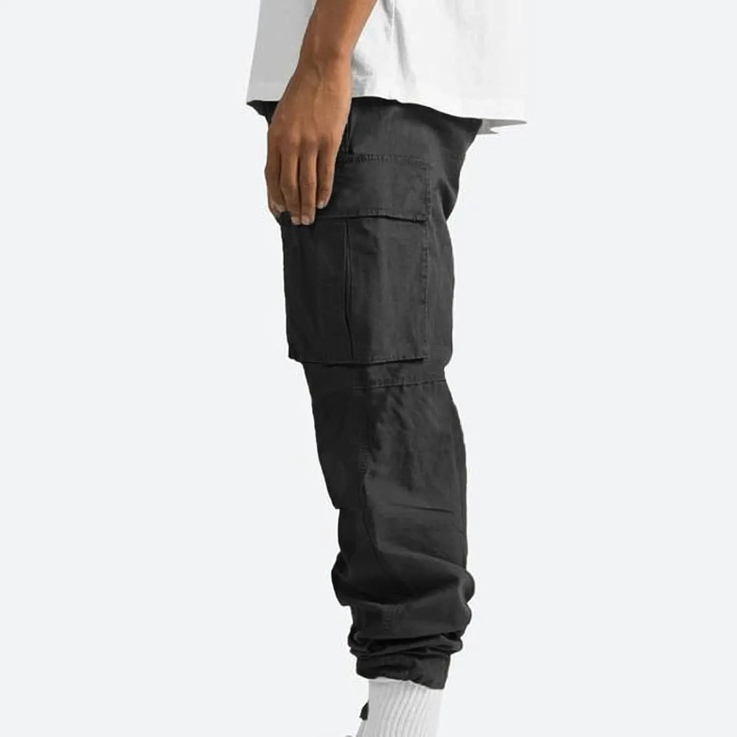 Cargo Pants for Men Casual Baggy Work Hiking Pants Relax Fit Outdoor Big and Tall Workout Joggers with Multi Pockets