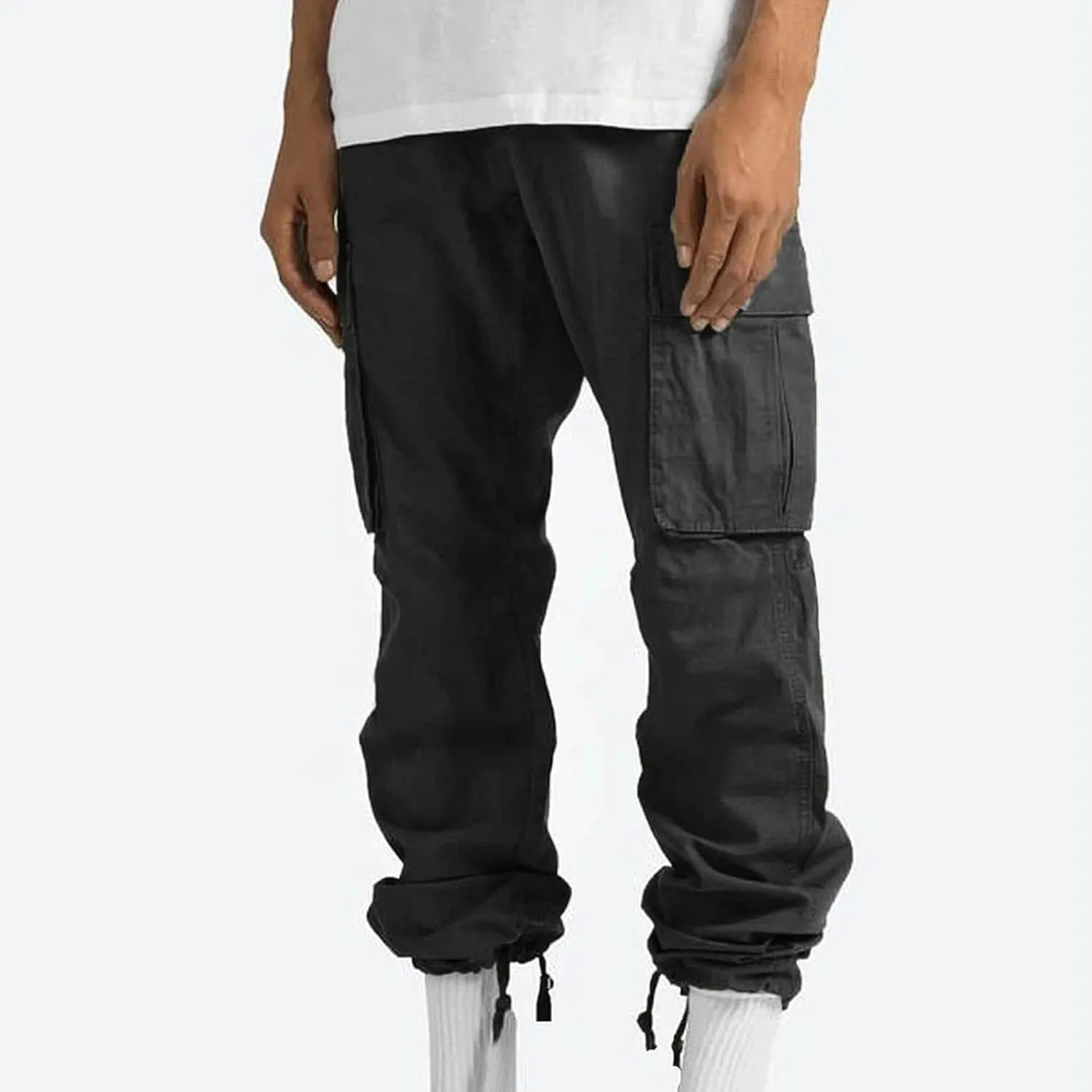 Cargo Pants for Men Casual Baggy Work Hiking Pants Relax Fit Outdoor Big and Tall Workout Joggers with Multi Pockets