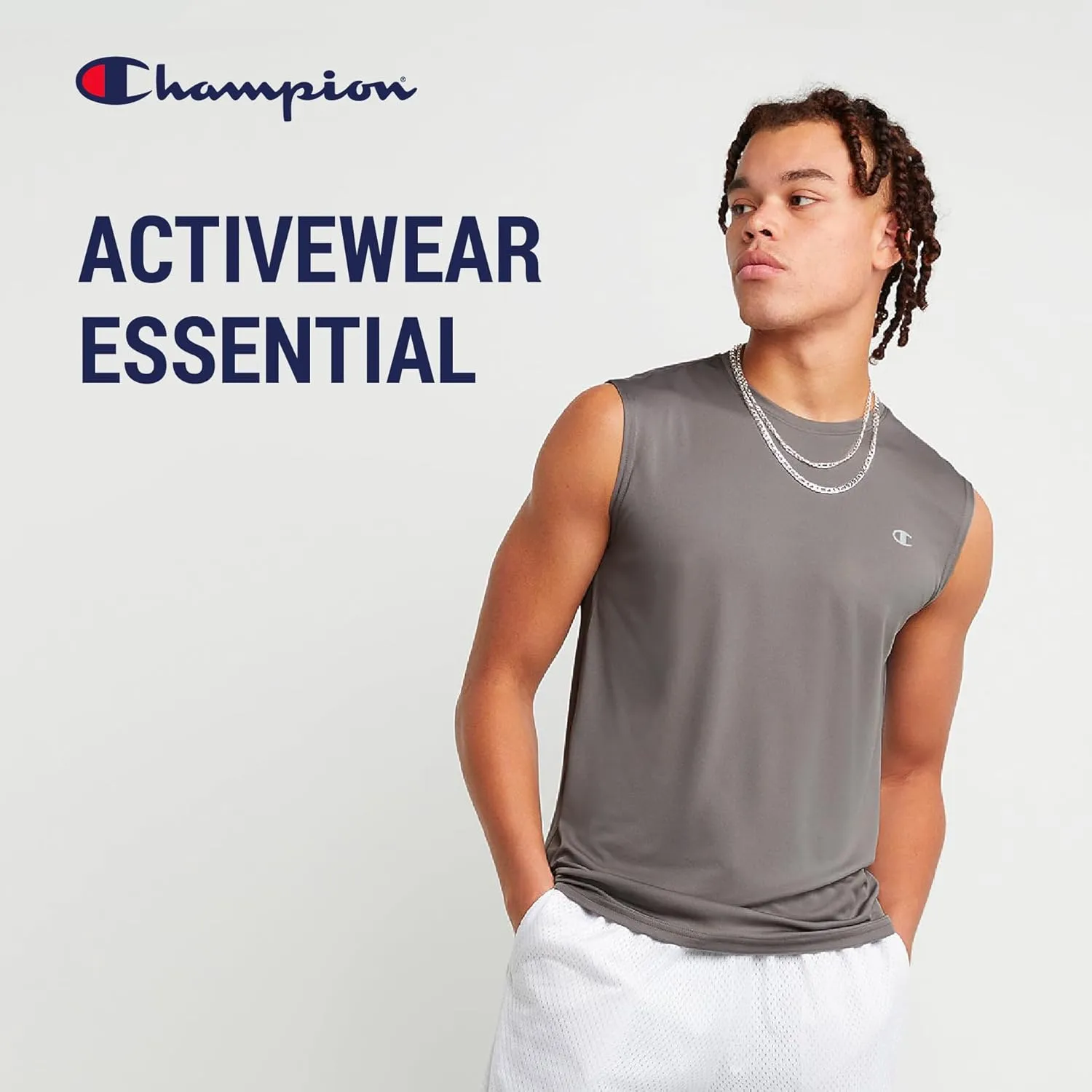 Champion Big and Tall Sleeveless Shirt for Men – 2 Pack Performance Muscle Shirt