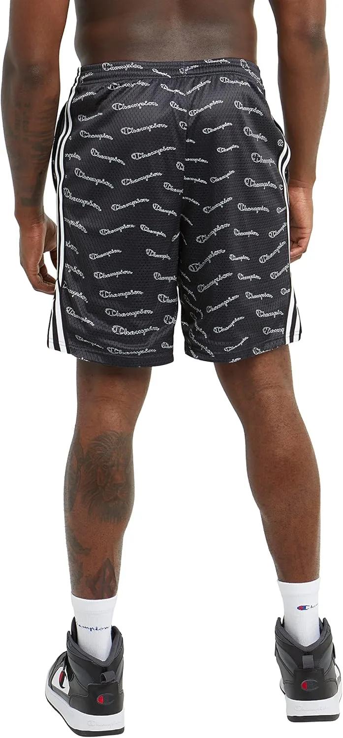 Champion Men's Shorts, Lacrosse Mesh Gym Shorts for Men, Men's Athletic Shorts, 9"