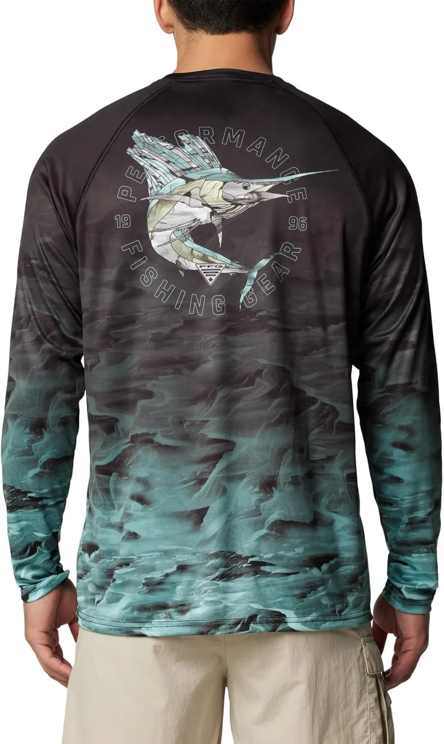 Columbia Men's Super Terminal Tackle PFG Fish Flow Long Sleeve
