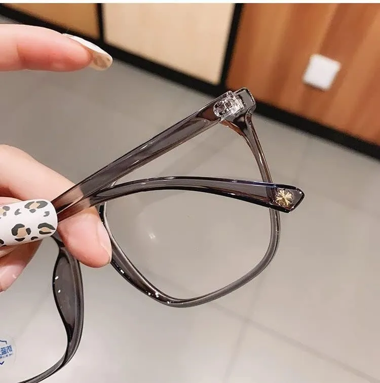 Fatigue Relieve Reading Glasses Blue Light Blocking Computer Readers Oversized Flat Light Mirror Presbyopic Glasses (Color : Green, Size :  200)