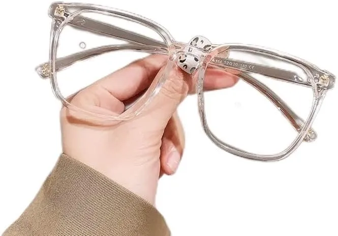 Fatigue Relieve Reading Glasses Blue Light Blocking Computer Readers Oversized Flat Light Mirror Presbyopic Glasses (Color : White, Size :  200)