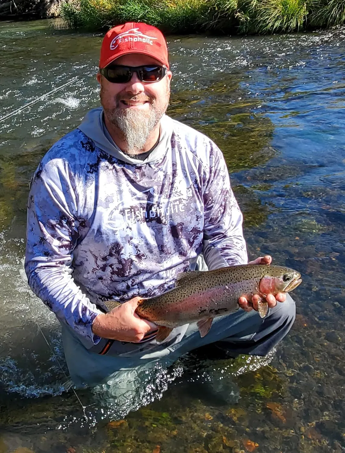 Fishoholic UPF 50 Performance Fishing Shirt - Long Sleeve Hoodie - Loose Keg Fit - Breathable Quick Dry Sun Protection