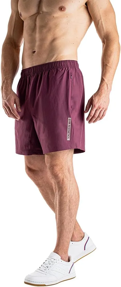 Gym Aesthetics Men's 5 Inch Shorts - Anti-Static Quick Dry Activewear with Pockets Running Gym Workout Shorts