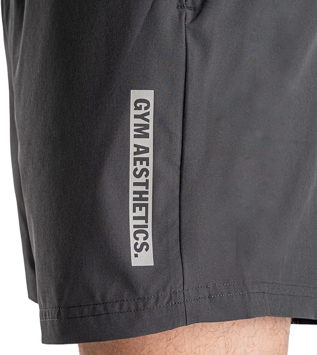 Gym Aesthetics Men's 5 Inch Shorts - Anti-Static Quick Dry Activewear with Pockets Running Gym Workout Shorts