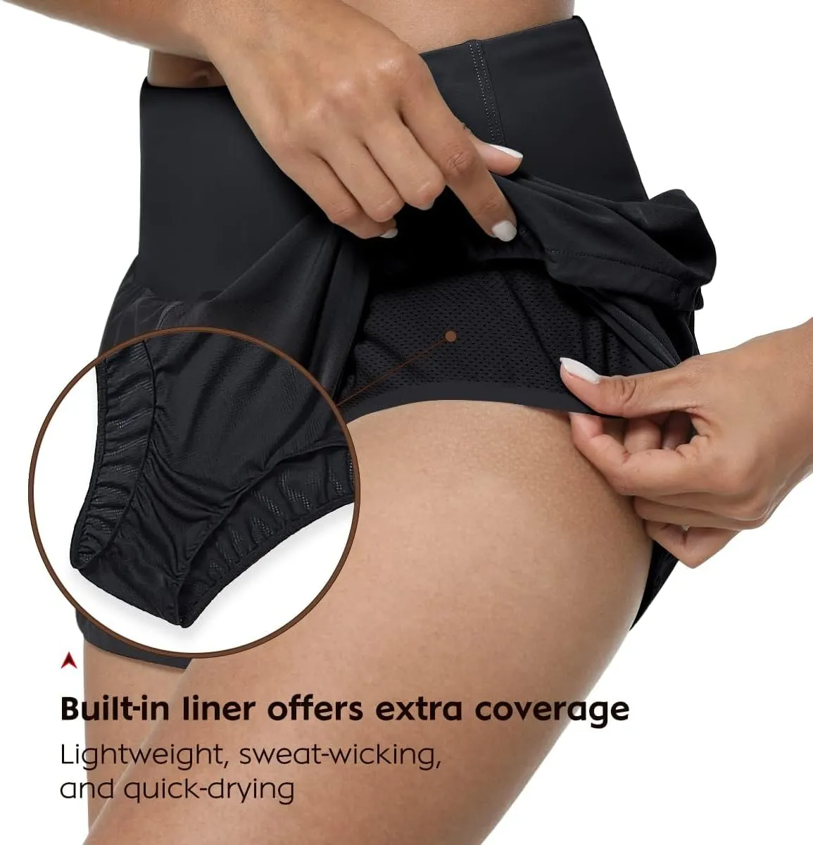 GYM RAINBOW Womens High Waisted Athletic Shorts Lightweight Quick Dry Workout Gym Running Shorts with Pockets