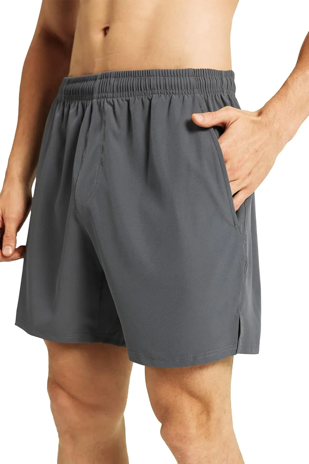 GYM REVOLUTION Men's Workout Running Gym Training Shorts
