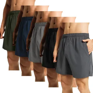 GYM REVOLUTION Men's Workout Running Gym Training Shorts