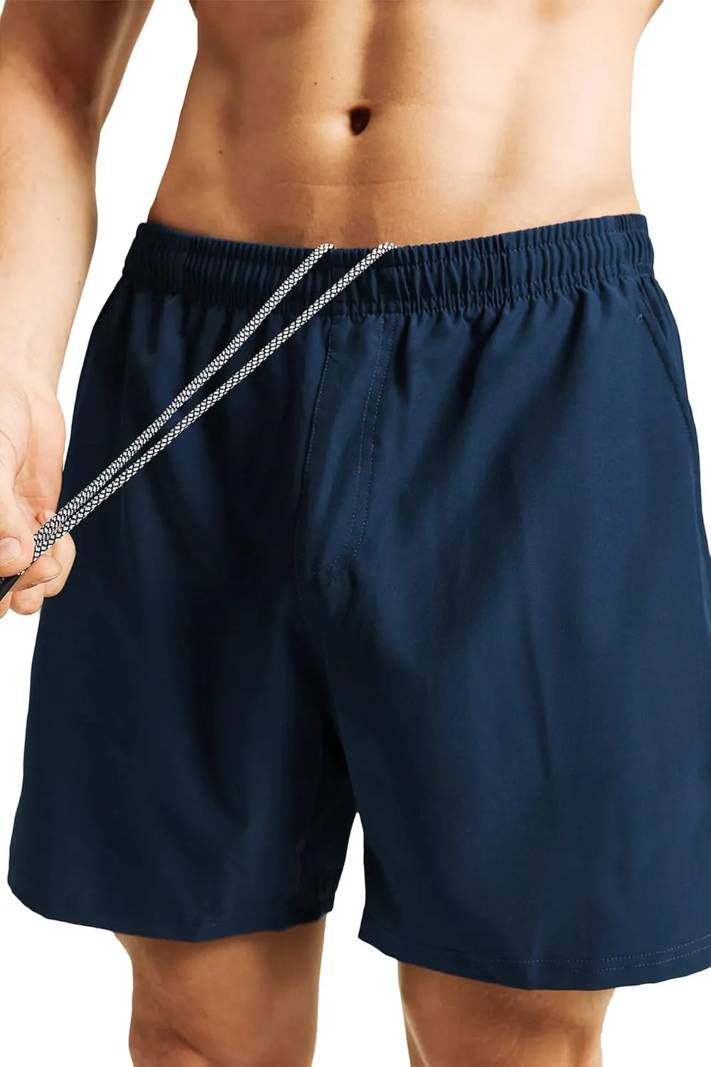 GYM REVOLUTION Men's Workout Running Gym Training Shorts