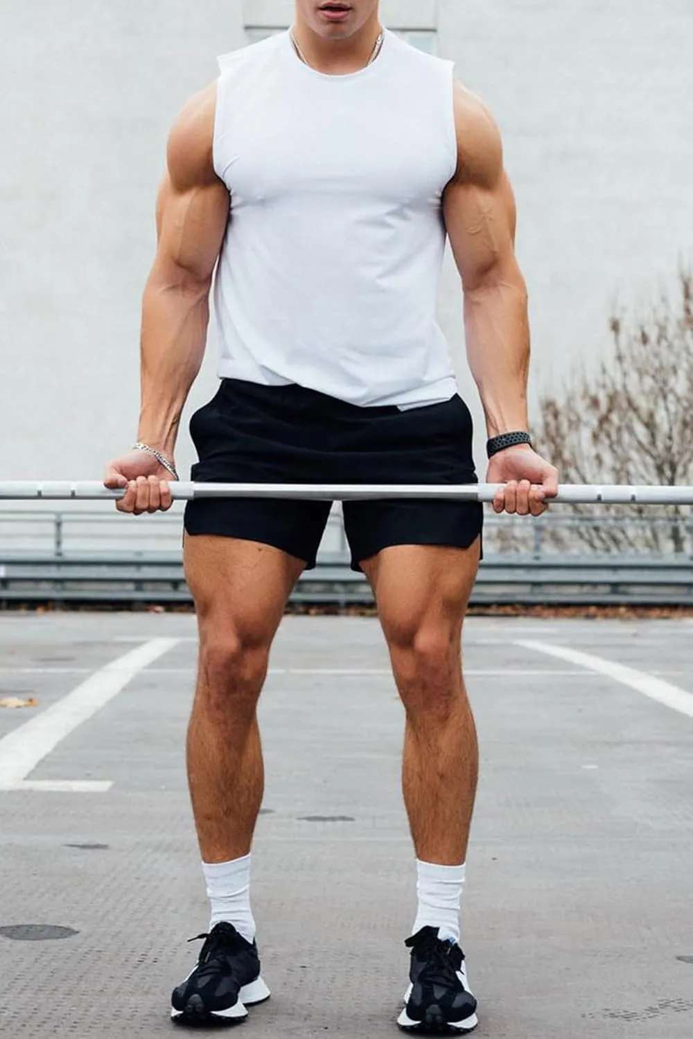 GYM REVOLUTION Men's Workout Running Quick Dry Gym Training Shorts