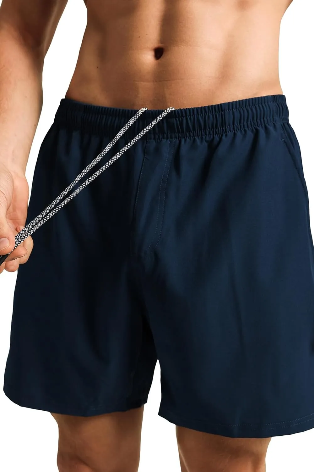 GYM REVOLUTION Men's Workout Running Quick Dry Gym Training Shorts