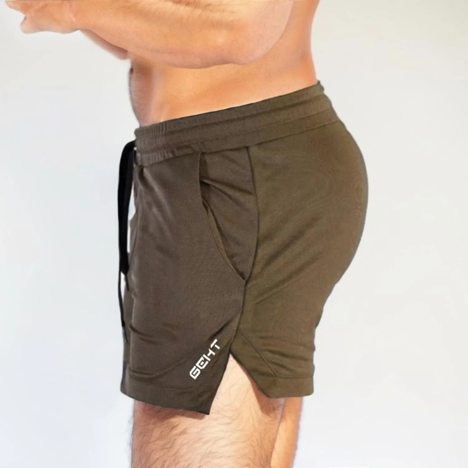 Gym Shorts for Men, Men's 5" Athletic Running Shorts Lightweight Quick Dry Stretch Gym Workout Sweat Shorts with Pockets