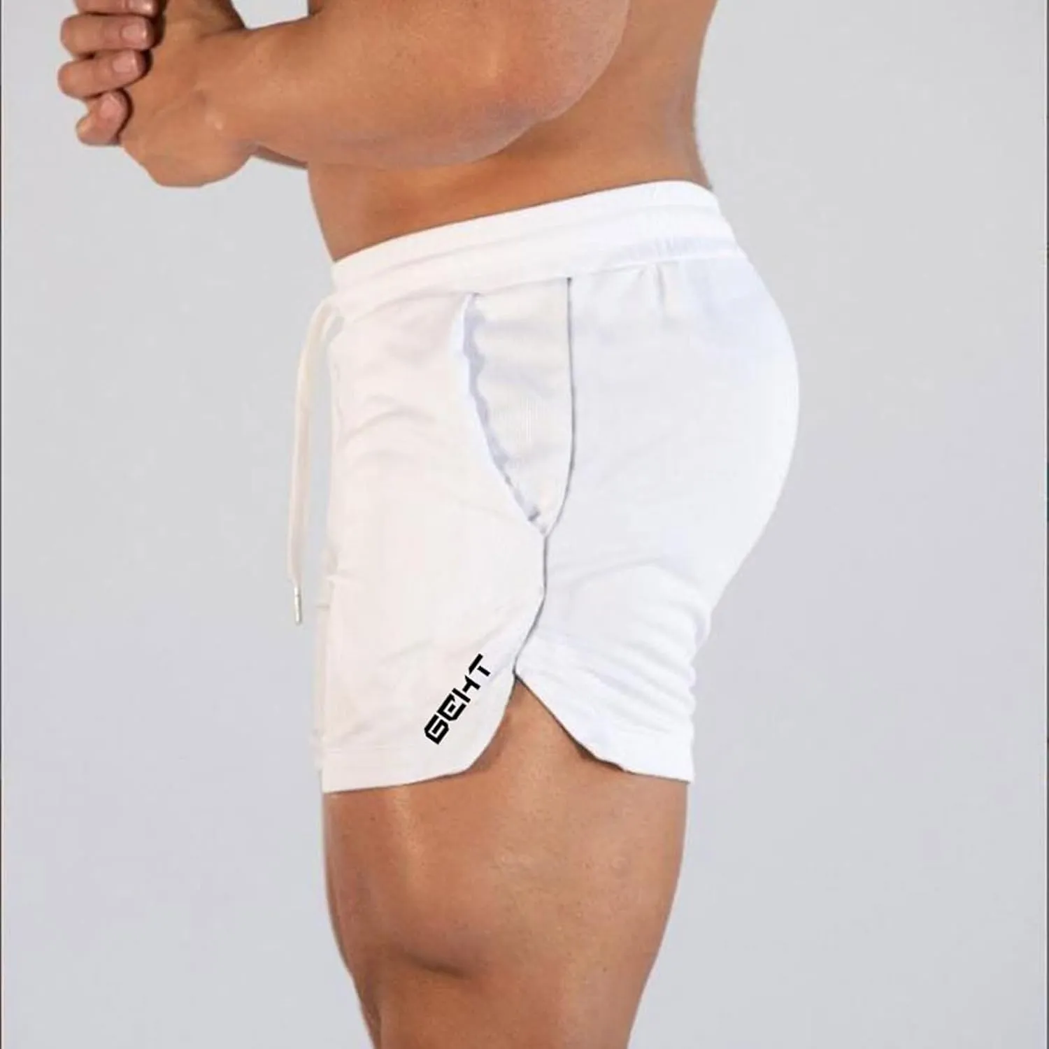Gym Shorts for Men, Men's 5" Athletic Running Shorts Lightweight Quick Dry Stretch Gym Workout Sweat Shorts with Pockets