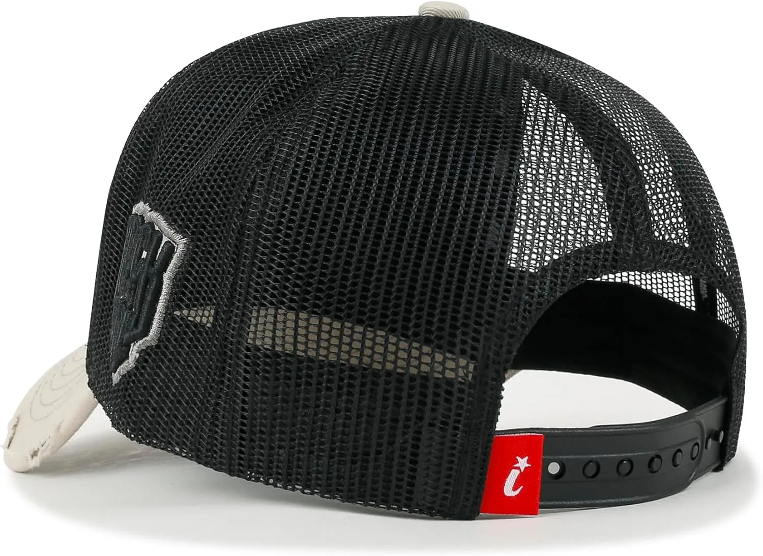 ililily Premium Go with The Flow Embroidery Baseball Cap Vintage Trucker Hat