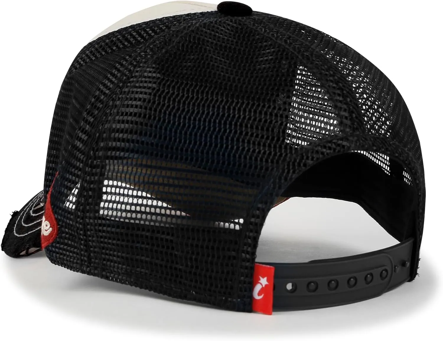 ililily Premium Go with The Flow Embroidery Baseball Cap Vintage Trucker Hat