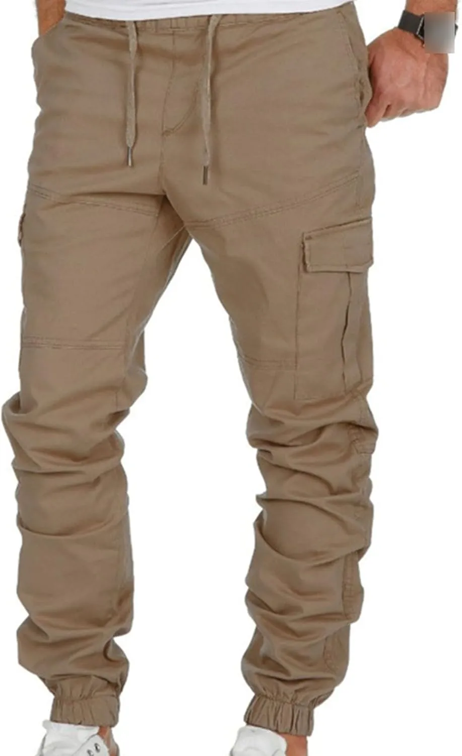 JEShifangjiusu Men'S Hiking Military Pants Casual Outdoor Ripstop Wild Cargo Pants Lightweight Multi-Pocket Army Camo Pants