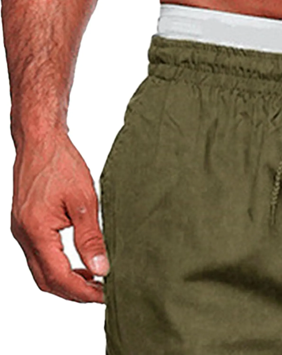 JEShifangjiusu Men'S Sport Jogger Pants Stretch Sweatpants Track Pants Lightweight Tactical Outdoor Cargo Pant Multi Pockets