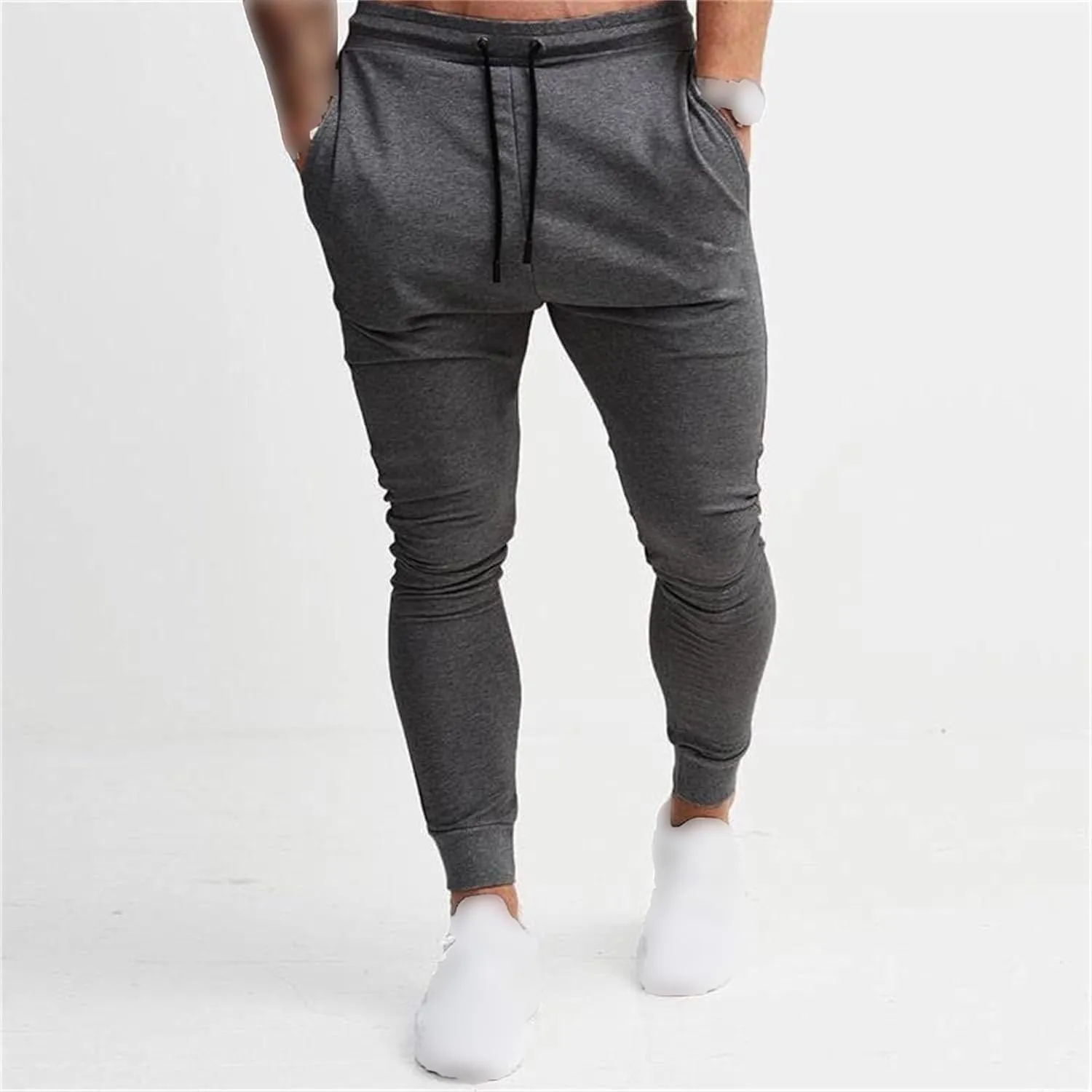 JEShifangjiusu Men'S Sweatpants Pockets Lightweight Exercise Jogging Cargo Pants Casual Athletic Running Workout Sports