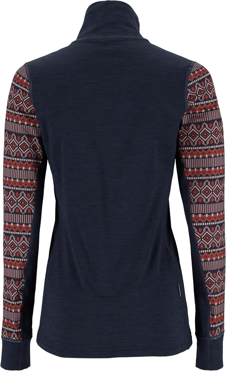 Kari Traa Lune Half Zip Women's Base Layer Top- Polyester Blend Fitted Long Sleeve Knit Thermal Shirt