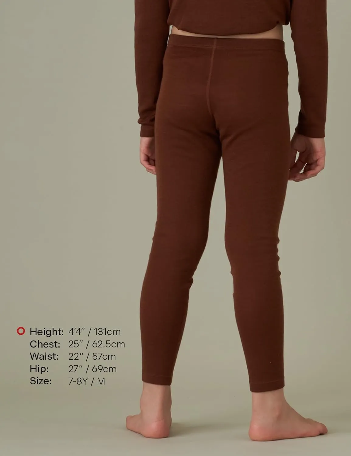 LAPASA Kids 100% Merino Wool Base Layer Top Bottom Long Shirt Johns Thermal Underwear Girls Boys Unisex 200g K13/K14