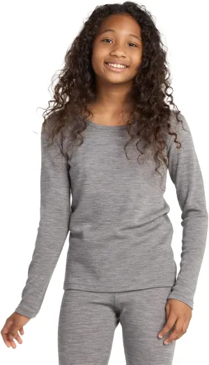 LAPASA Kids 100% Merino Wool Base Layer Top Bottom Long Shirt Johns Thermal Underwear Girls Boys Unisex 200g K13/K14