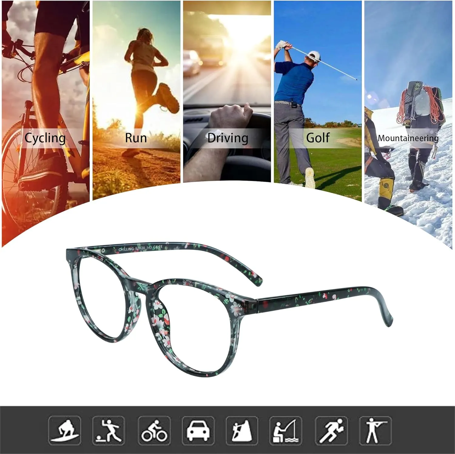 LifeArt 3 Pairs Sunglasses and Blue Light Glasses, Blue Light Blocking, UV400 Protection Driving Sunglasses Shades Men Women