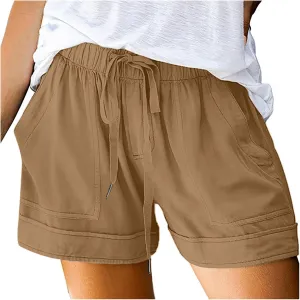 Lounge Shorts for Women Ripped Stretchy Jean Shorts Mid Waisted Distressed Denim Shorts Capri Pants Maternity Clothes