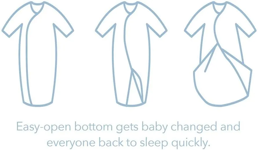 Magnetic Me Organic Cotton Newborn Sleeper Gown & Hat Set | Super Soft Organic Cotton Fabric Sleep Sack