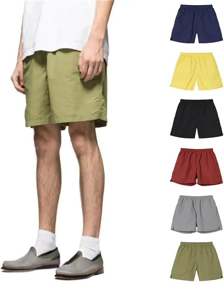 Men Summer Sports Shorts Casual Running Skateboarding Quick-Dry Pure Gym Shorts Loose Workout Gym Training Jogger