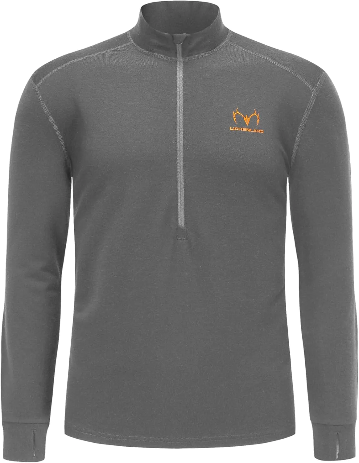 Men's 100% Merino Wool Hunting Base Layer Tops Camo Shirts