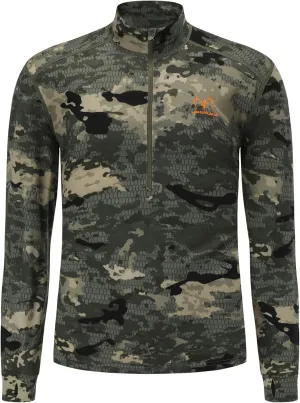 Men's 100% Merino Wool Hunting Base Layer Tops Camo Shirts
