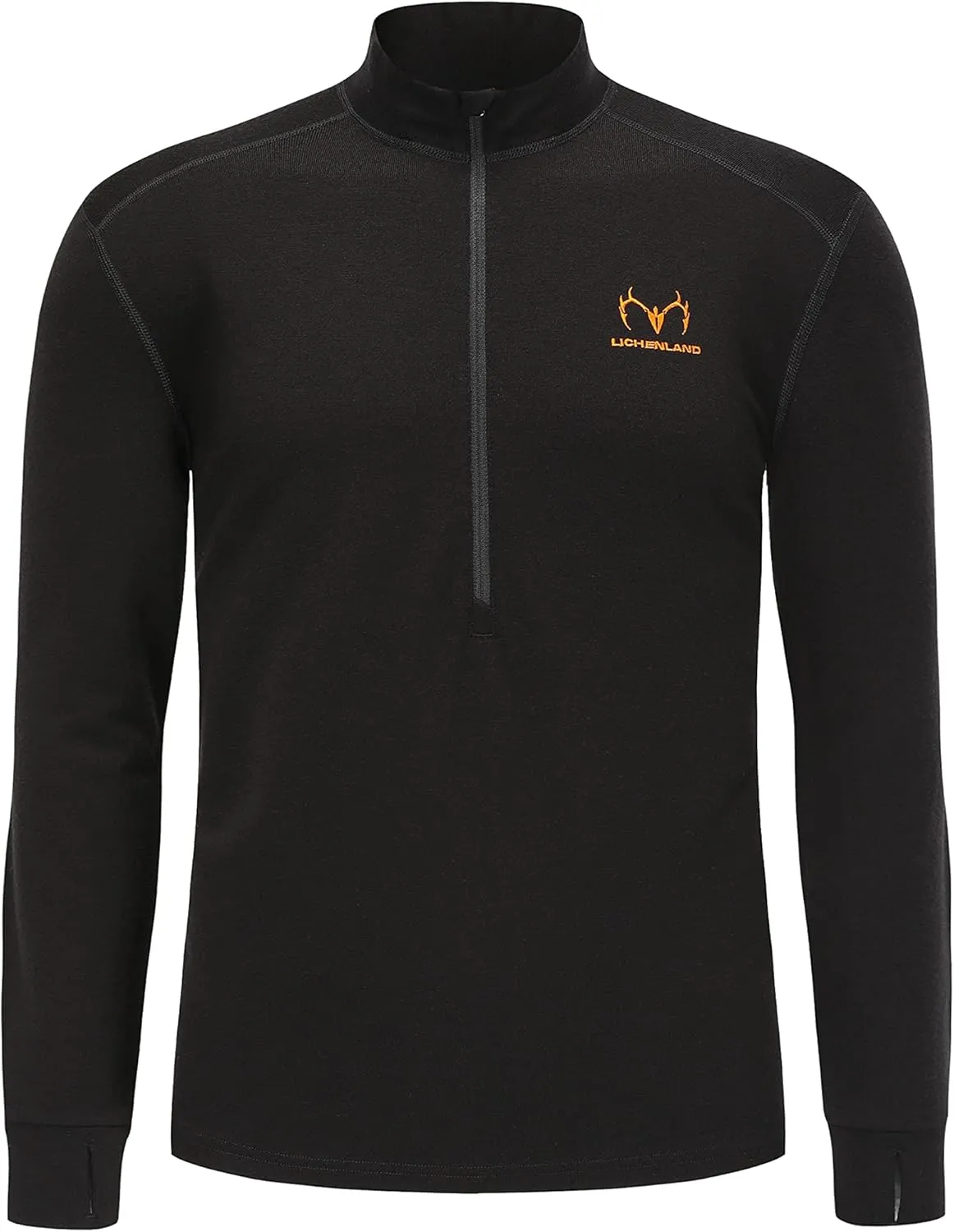 Men's 100% Merino Wool Hunting Base Layer Tops Camo Shirts