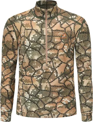 Men's 100% Merino Wool Hunting Base Layer Tops Camo Shirts
