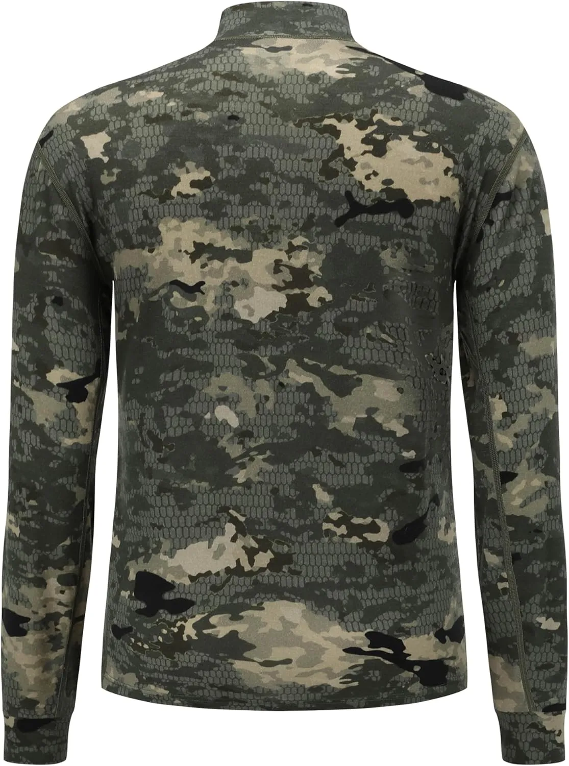 Men's 100% Merino Wool Hunting Base Layer Tops Camo Shirts