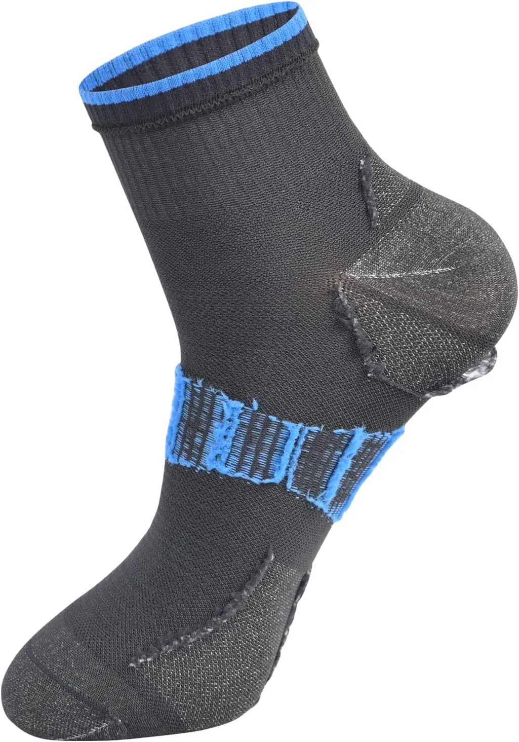 Mens and Womens Anti Odor Blister Resistant Seamless Thin Compression Quarter Crew Athletic Cycling Socks